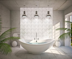 Modern Interior Of Bathroom
